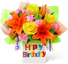 The FTD Birthday Celebration Bouquet from Backstage Florist in Richardson, Texas